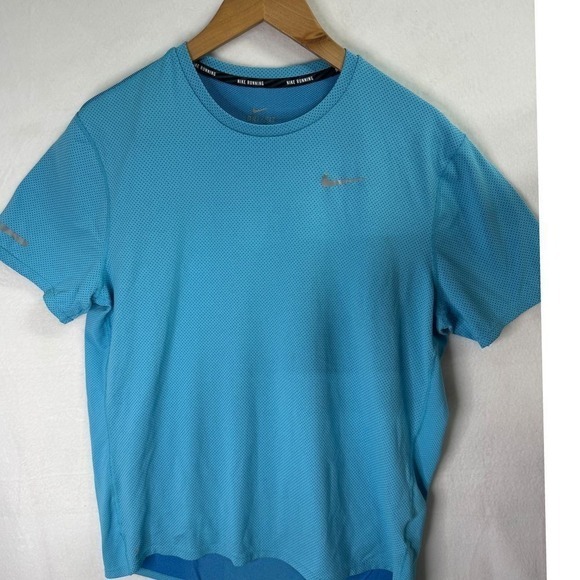 Nike Running Dri-Fit Mens Size L | Short Sleeve‎ Crew-Neck Athletic T-Shirt - Picture 1 of 6